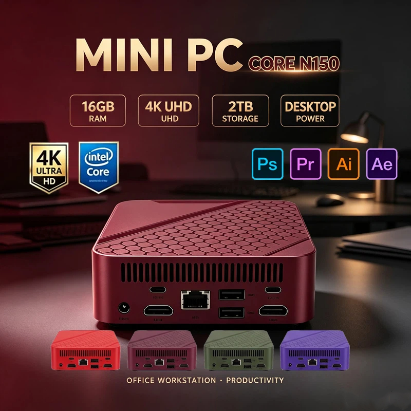 Pc Gaming Editing - Colorful Portable Mini PC Intel Celeron