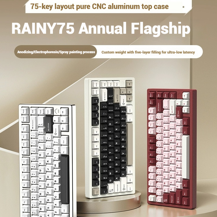 Gaming Controller - Wireless Bluetooth RAINY75 Customized Gaming Keyboard