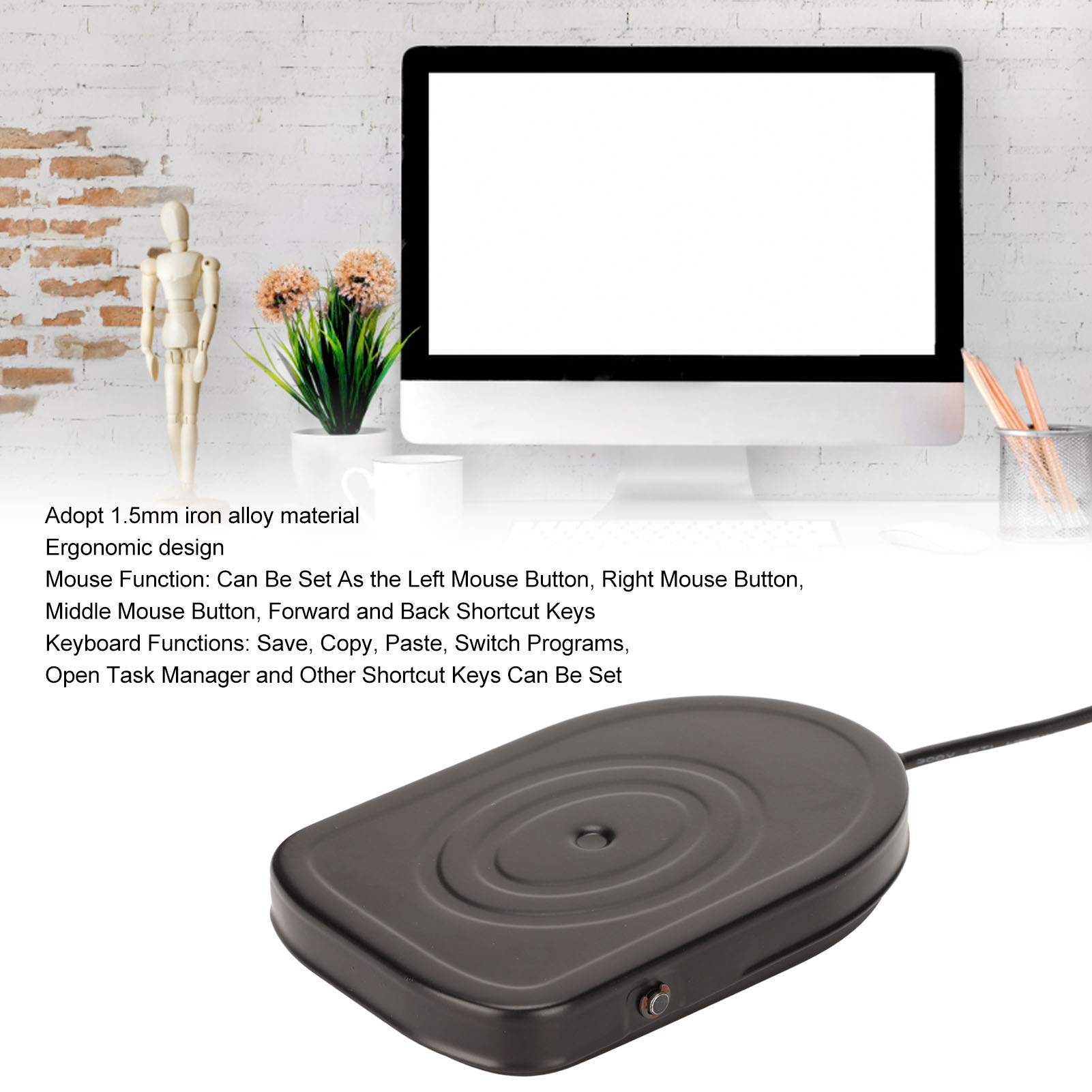 Gaming Foot Pedal Multi Functi - Gaming Controller recension och pris