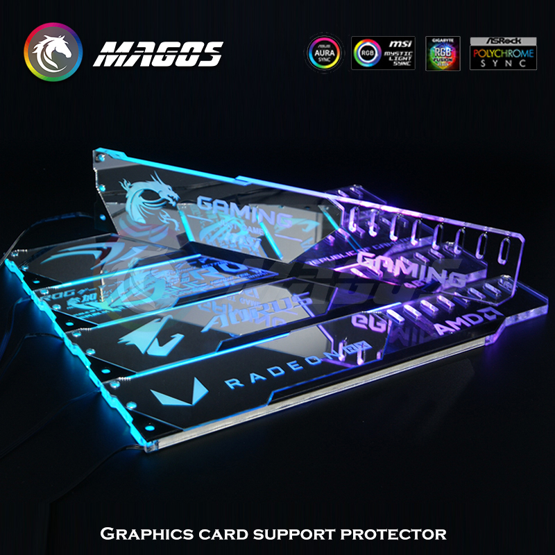 GPU Holder ARGB Silver Mirror  - Pc Gaming Msi recension och pris