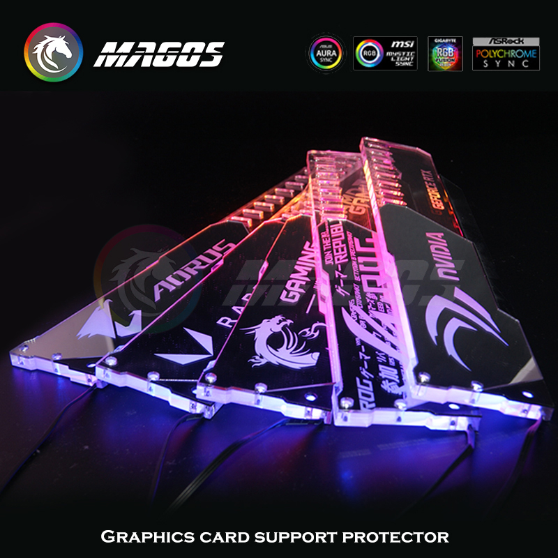 GPU Holder ARGB Silver Mirror  - Pc Gaming Msi recension och pris