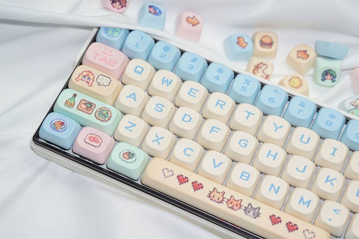 Stardew Valley 78 Keycaps Pixe - Custom Keycaps recension och pris