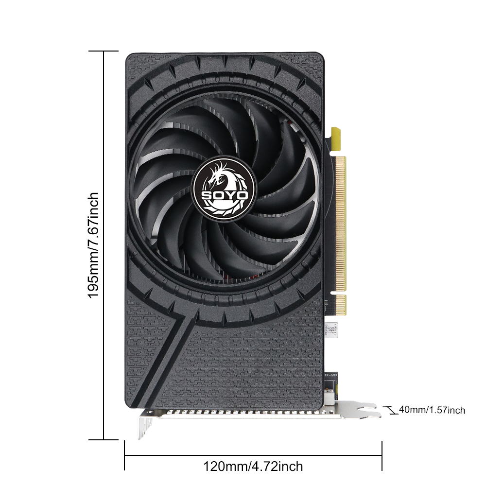 SOYO AMD Radeon R9 370 4GB GDD - Pc Gaming Ff recension och pris
