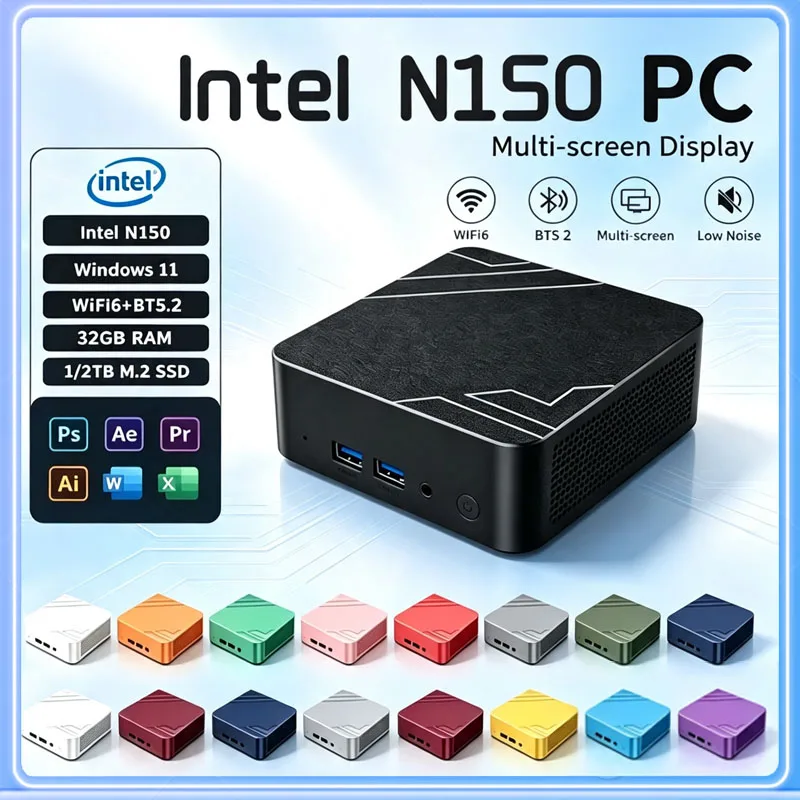 Intel N150 Mini PC Windows11 1 - Pc Gaming Editing recension och pris