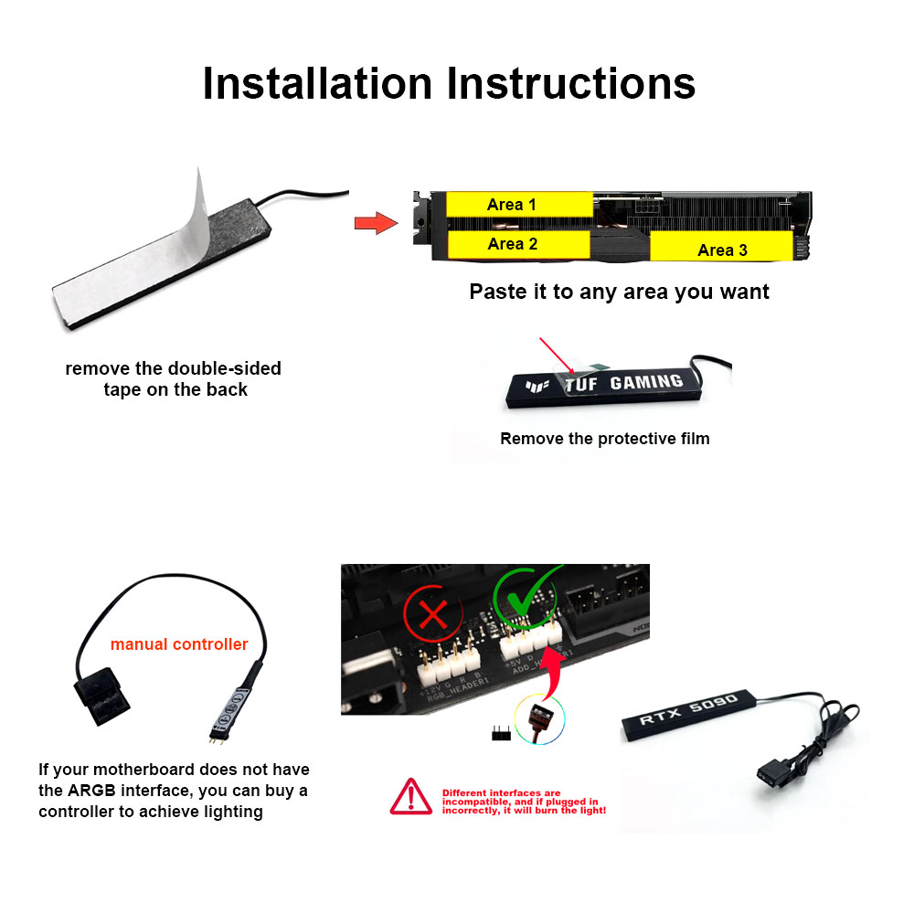 Video Card Lighting Panel For  - Pc Gaming Msi recension och pris