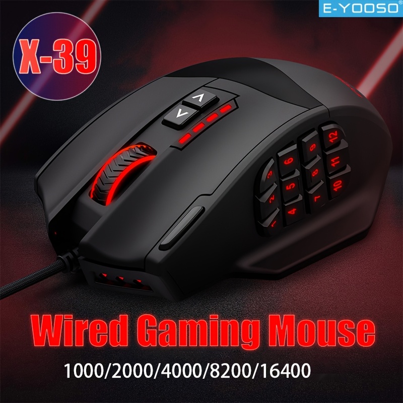 E-YOOSO RGB Wired Gaming Mouse - Pc Gaming Editing recension och pris