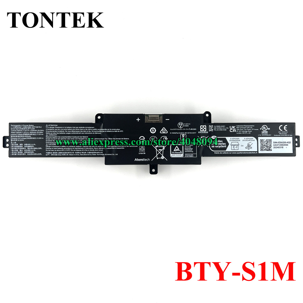 BTY-S1M Battery For MSI Claw 7 - Pc Gaming Msi recension och pris
