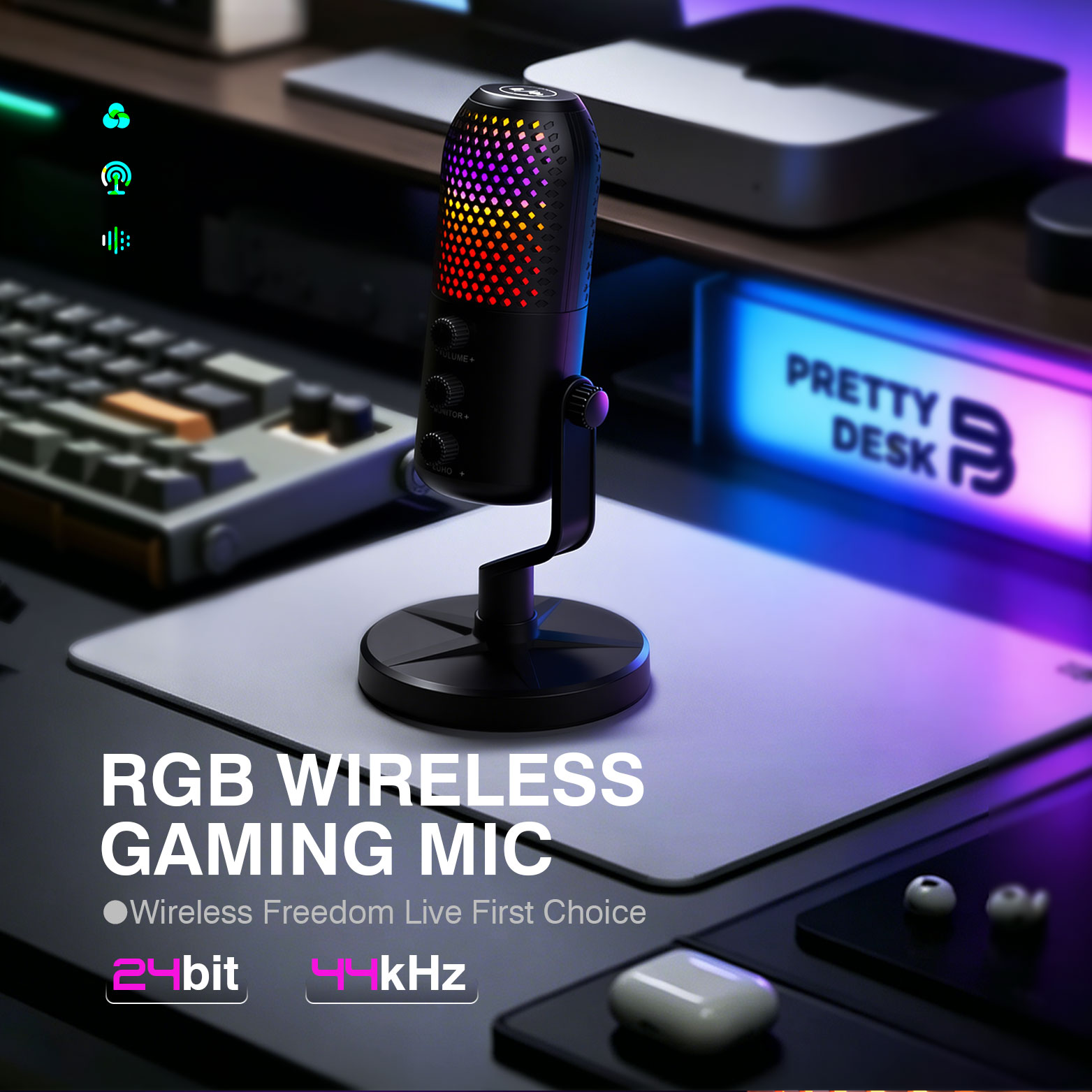RGB USB capacitor gaming micro - Pc Gaming Discord recension och pris
