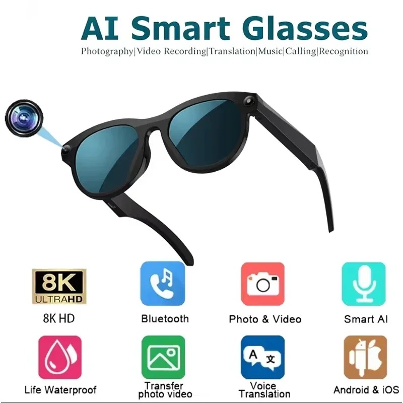 8KHD Smart AI Glasses Color Ch - Gaming Controller recension och pris