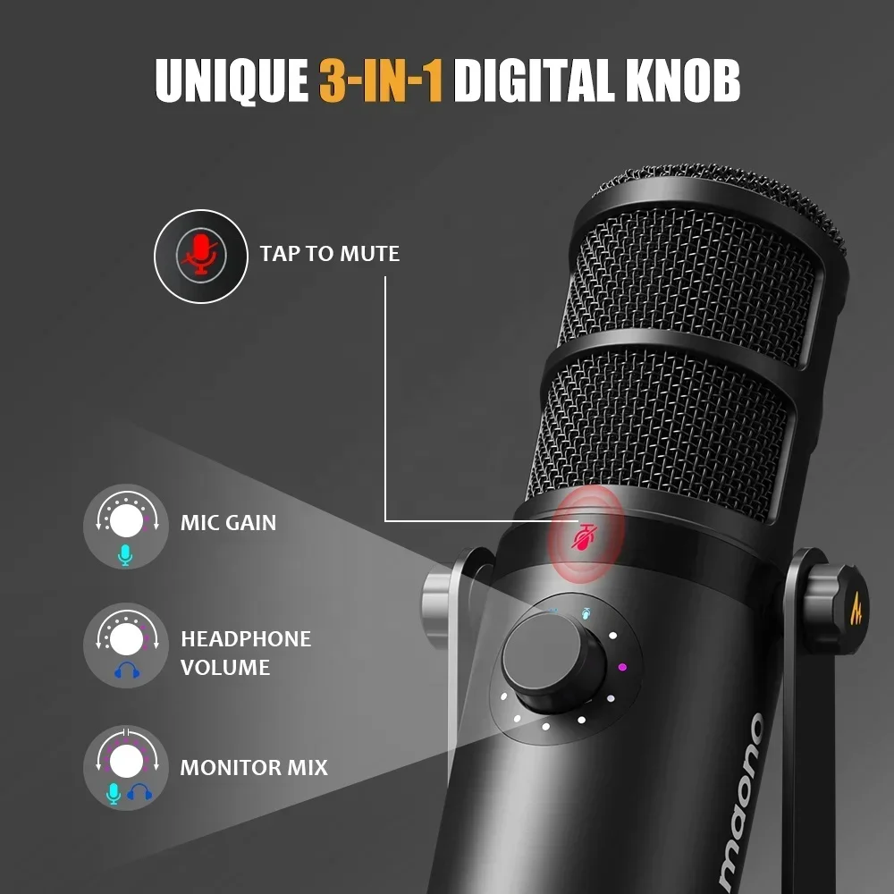 MAONO Dynamic Microphone XLR U - Gaming Controller recension och pris
