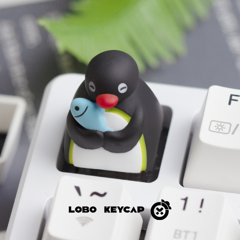 Cute Penguin Image Pingu Serie - Custom Keycaps recension och pris