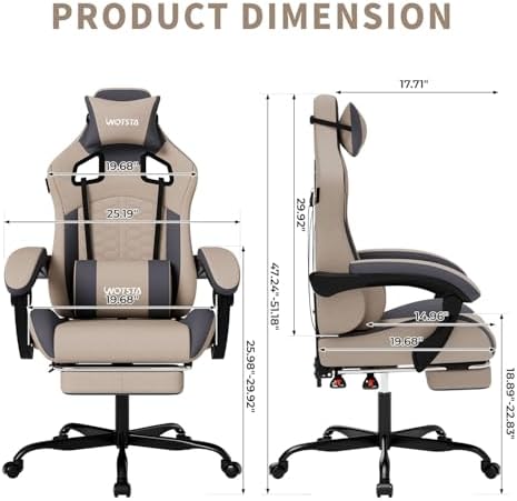 Gaming Chair with Massage,Ergo - Pc Gaming Chair recension och pris