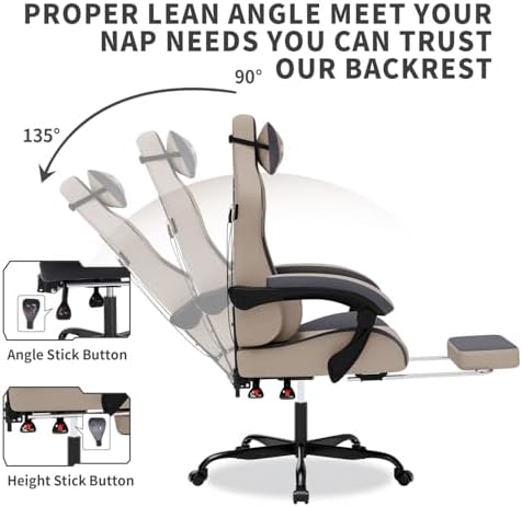 Gaming Chair with Massage,Ergo - Pc Gaming Chair recension och pris