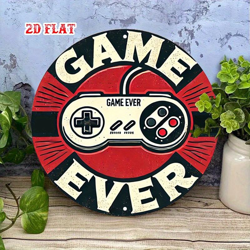 2D Flat 1pc Retro Gaming Round - Gaming Controller recension och pris