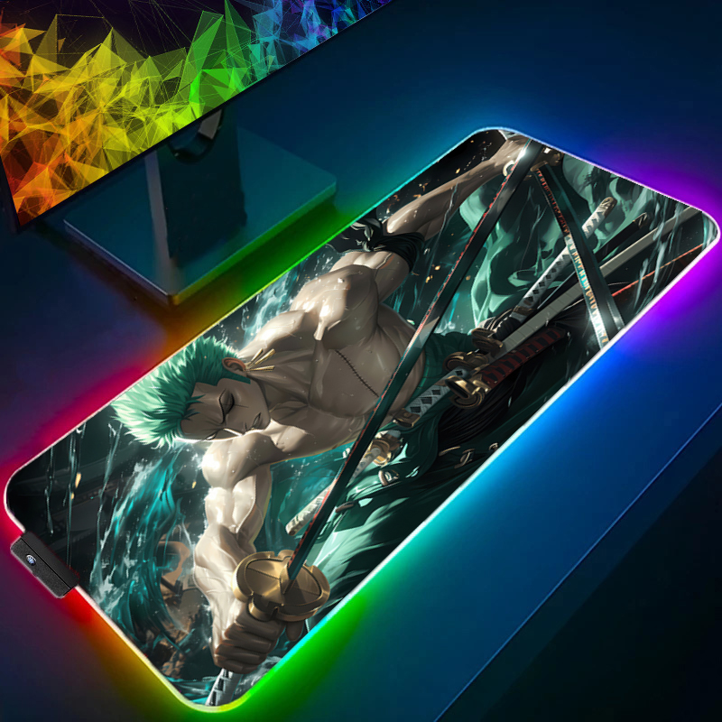 ONE PIECE Zoro Mouse Pad RGB G - Pc Gaming Set recension och pris