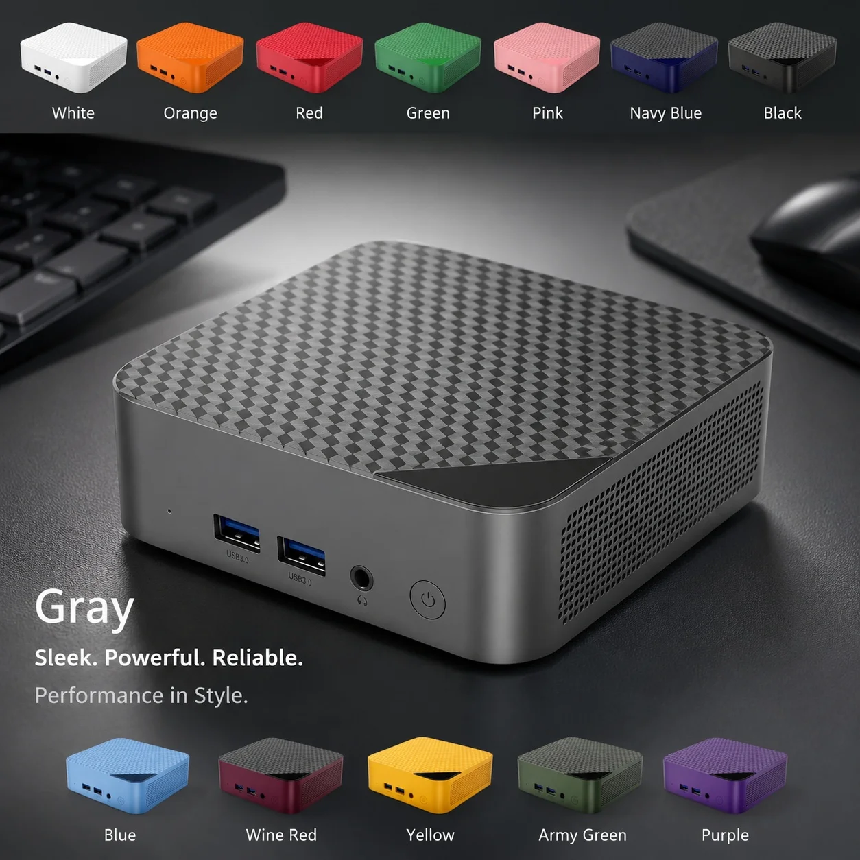 Gray Portable Mini PC Intel Ce - Pc Gaming Editing recension och pris