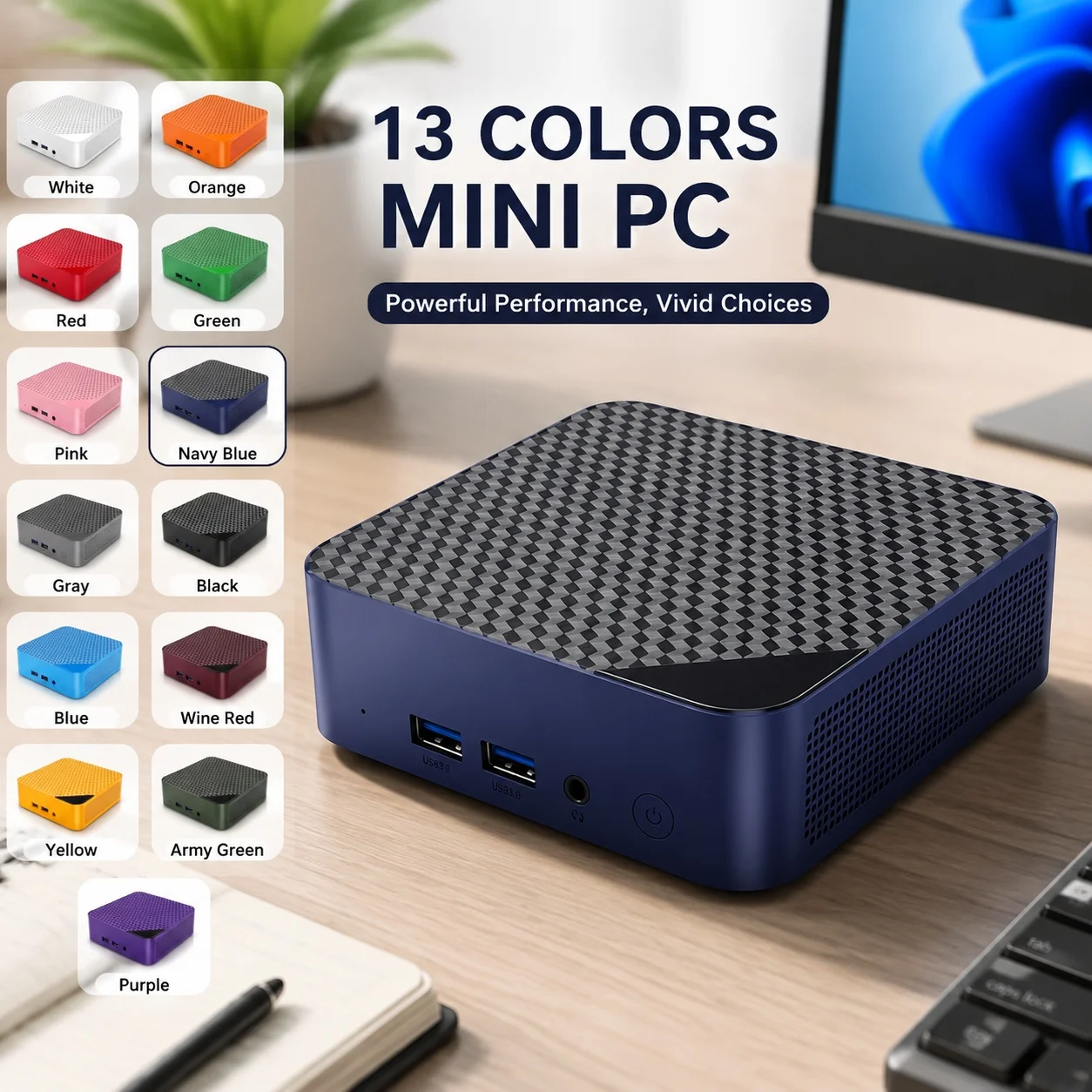 Gray Portable Mini PC Intel Ce - Pc Gaming Editing recension och pris