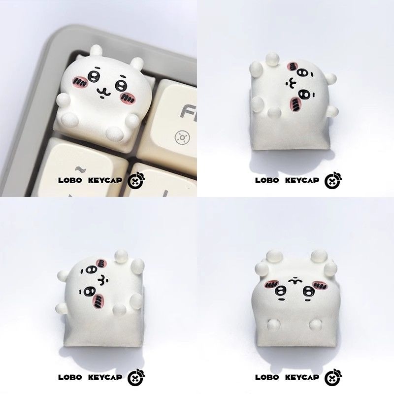 Chiikawaed Cute Anime Mechanic - Custom Keycaps recension och pris