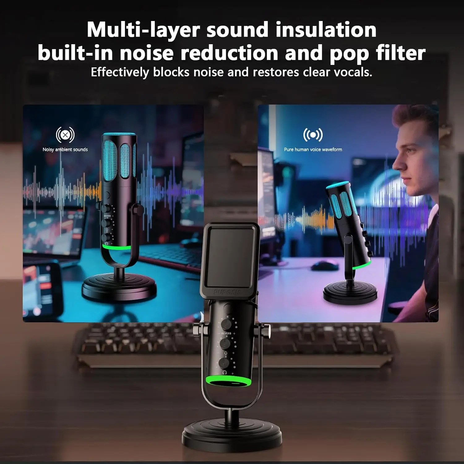 PUPGSIS USB PC Microphone, Gam - Pc Gaming Discord recension och pris