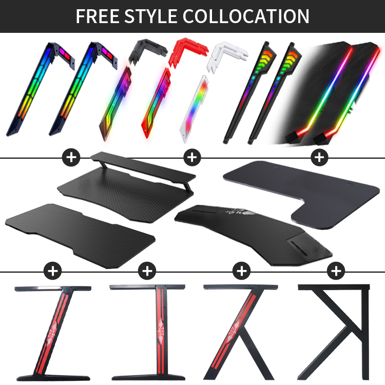 70-Inch Large RGB LED Light E- - Pc Gaming Desk recension och pris