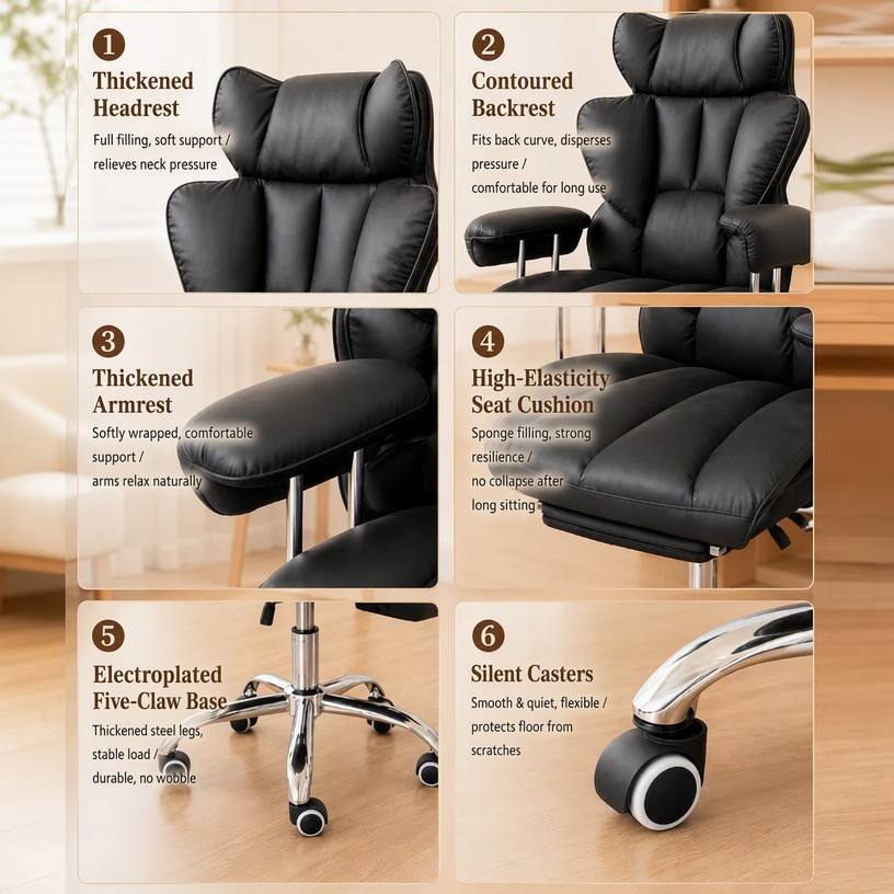 Big and Tall Office Chair 400l - Pc Gaming Chair recension och pris