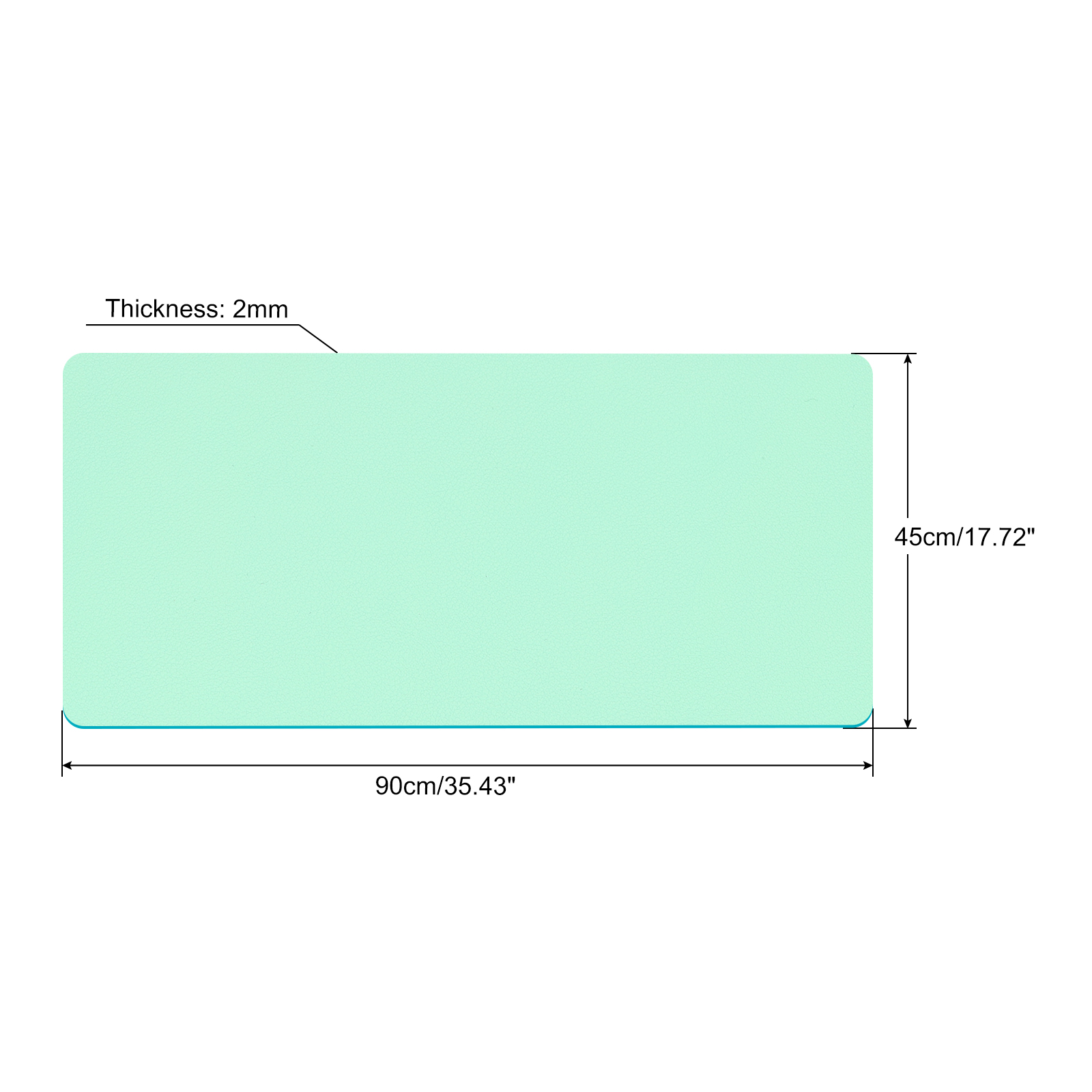 Office Desk Mat Protector PU L - Pc Gaming Desk recension och pris