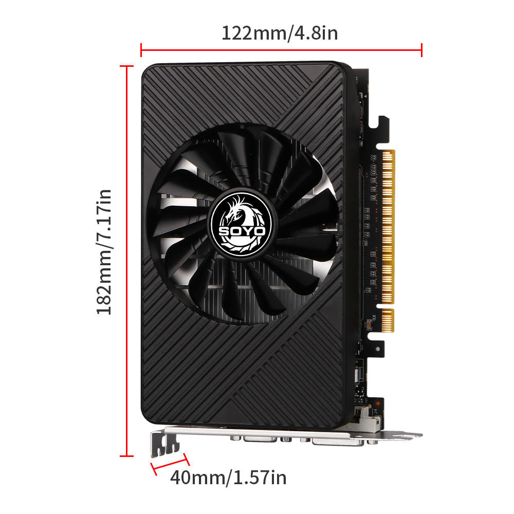 SOYO GTX 550TI GDDR5 Graphics  - Pc Gaming Ff recension och pris