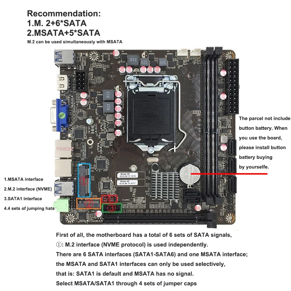 B365 Mini-ITX Motherboard LGA  - Pc Gaming Ff recension och pris