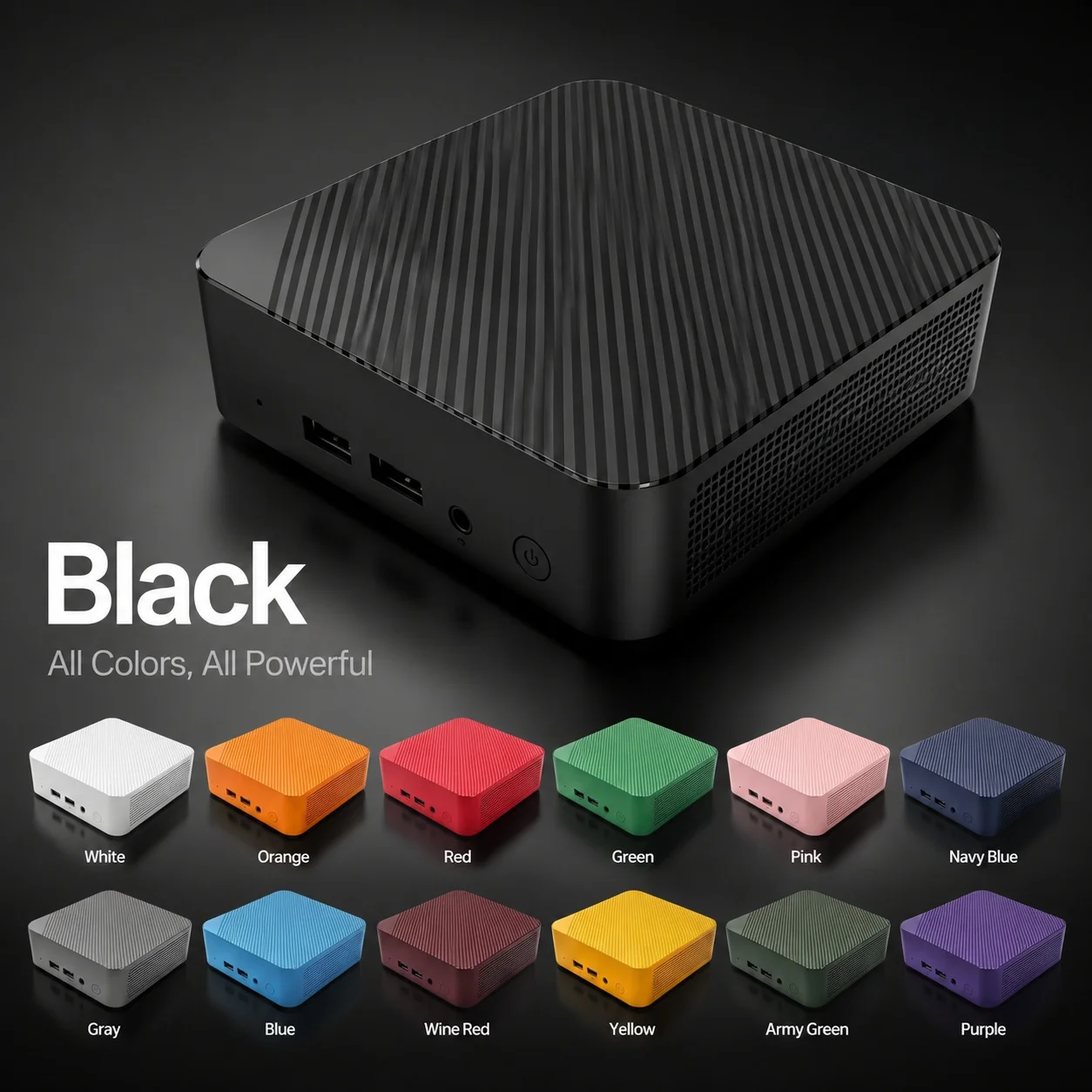 High-Performance Color Mini PC - Pc Gaming Editing recension och pris