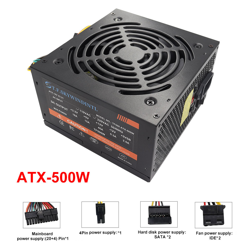 Cheap 500W Black ATX Desktop G - Pc Gaming Ff recension och pris