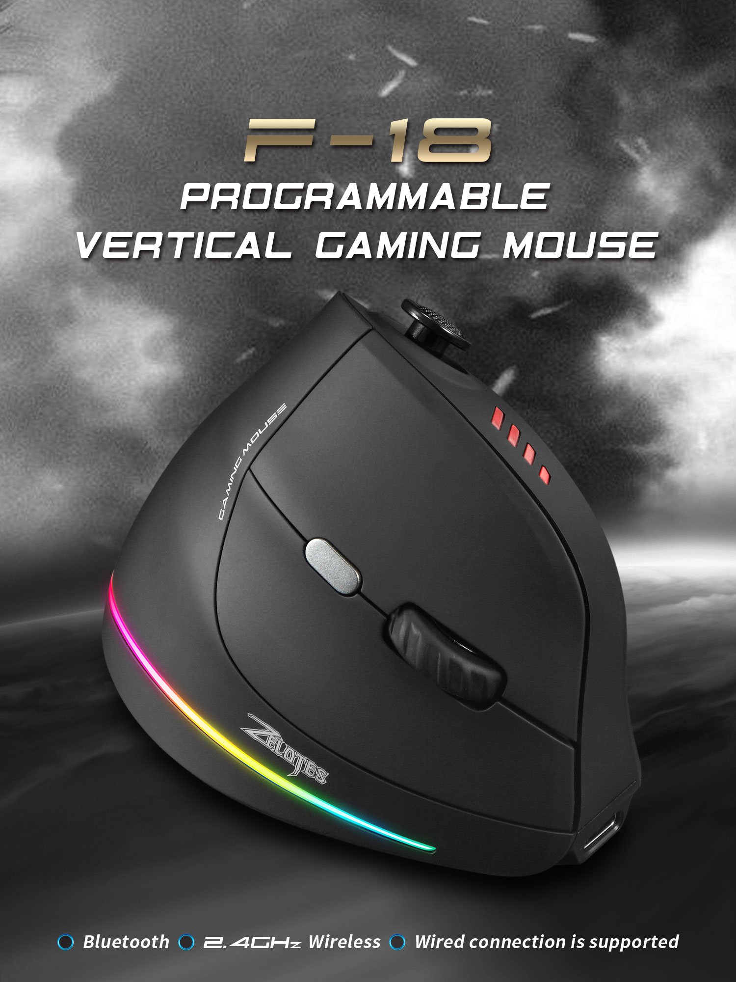 Jomaa RGB Backlit Wireless Ver - Gaming Controller recension och pris