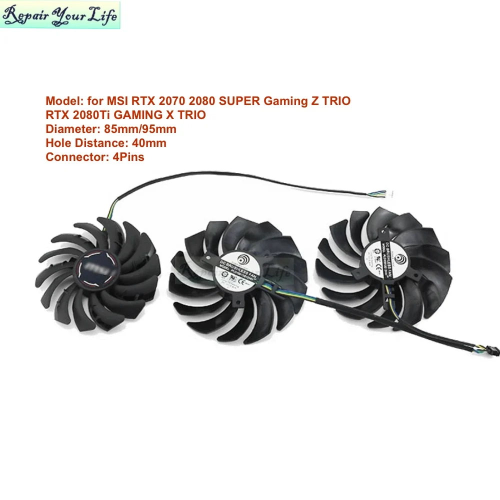PC VGA Cooling Fan for MSI RTX - Pc Gaming Msi recension och pris