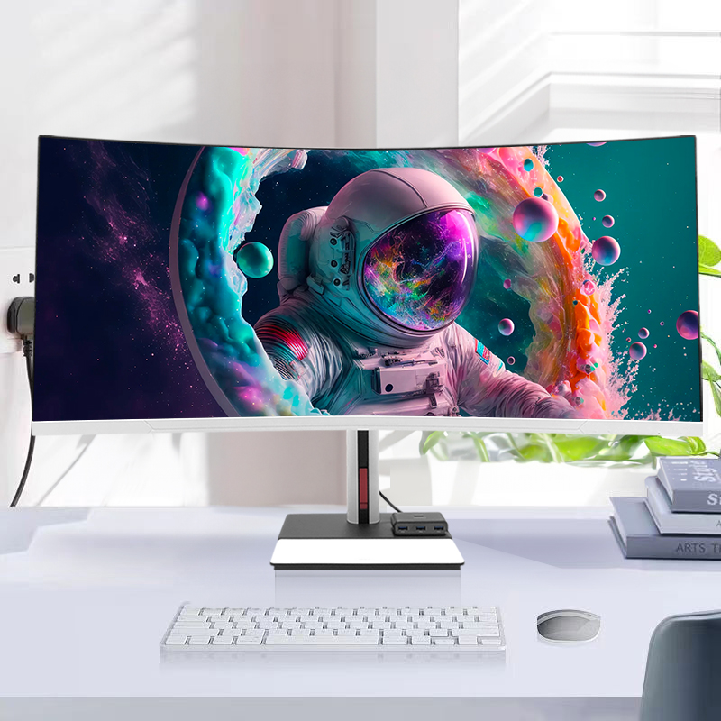 34 Inch 4K Curved Screen Deskt - Pc Gaming Set recension och pris