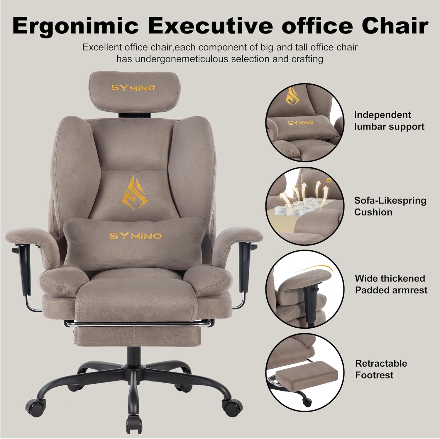 Gaming Chair with Foot Rest, U - Pc Gaming Chair recension och pris
