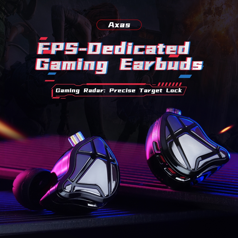  KZ Axas FPS Gaming IEM Headp - Pc Gaming Earphones recension och pris